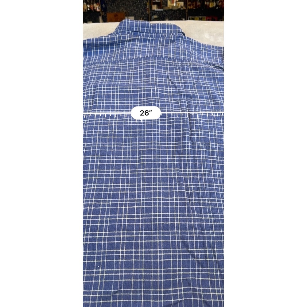 Patagonia Organic Cotton Plaid‎ Button Up Short Sleeve Shirt XXL - Picture 6 of 7